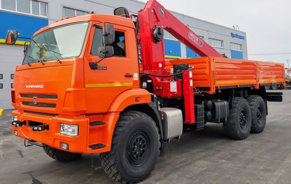 Бортовой КАМАЗ-43118 с КМУ Horyong-216