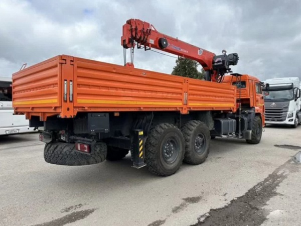 Бортовой автомобиль Камаз 43118-23027-50 с КМУ Канглим 1256